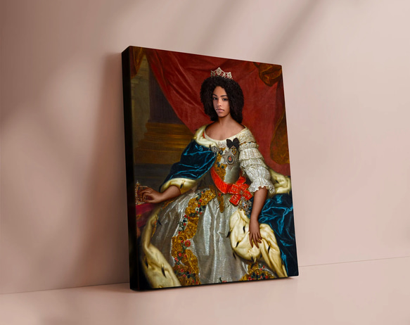 【オーダーメイド】写真からカスタムロイヤルキング天皇皇帝油絵スタイルの肖像画一点物 似顔絵 イラスト彼氏夫の贈り物誕生日 100%