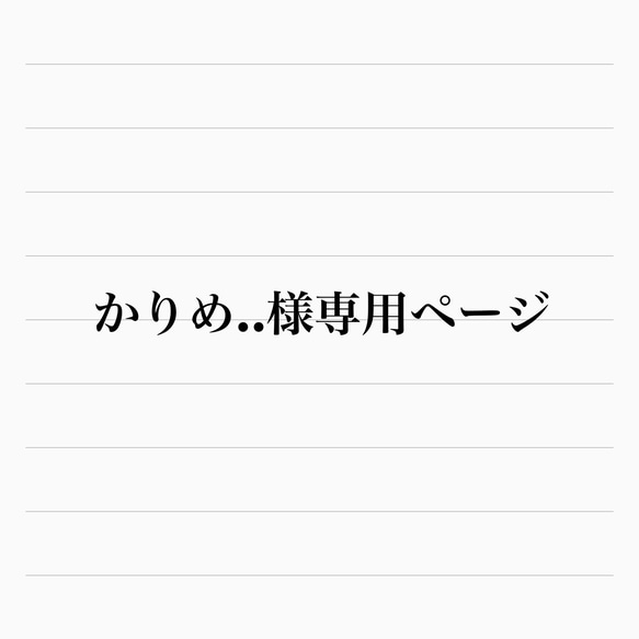 お客様専用ページ 1枚目の画像