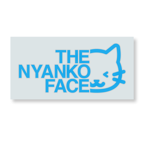 THE NYANKO FACE にゃんこ ステッカー 猫 ペット グッツ シール