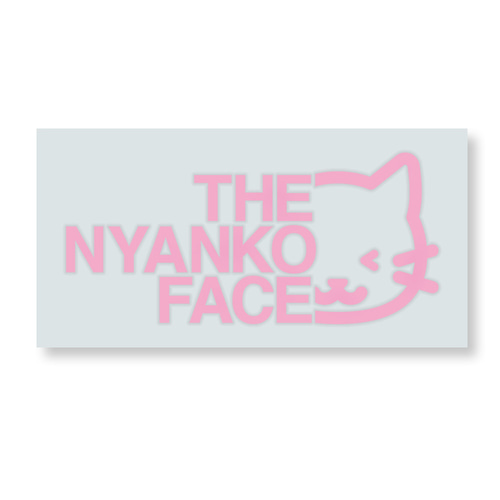 THE NYANKO FACE にゃんこ ステッカー 猫 ペット グッツ シール