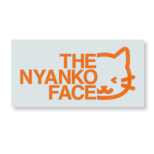 THE NYANKO FACE にゃんこ ステッカー 猫 ペット グッツ シール