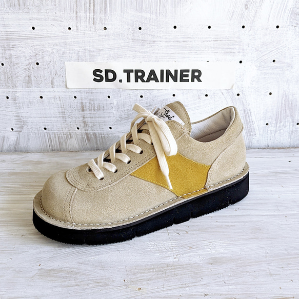 SD.Trainer●ベージュ×マスタード 4枚目の画像