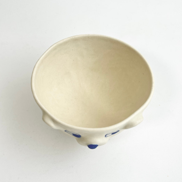 【受注生産】白くまの茶碗 6枚目の画像
