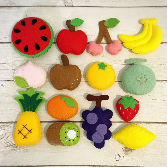 フェルトおままごと 果物／フルーツ オーダーページ フェルト 野菜と
