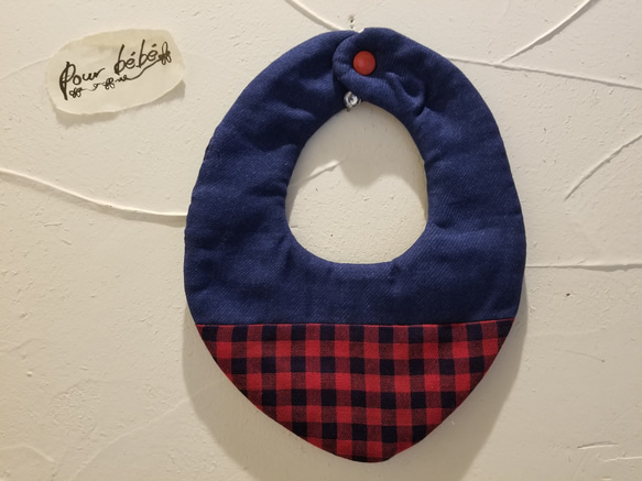 soldout】ふかふかリバーシブルよだれパット♡ハンドメイドsoldout