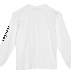 ［azides/袖プリント(大)ロンT］5.6ozアジデスTシャツ パロディ 長袖 おもしろ 面白い プレゼント 6枚目の画像