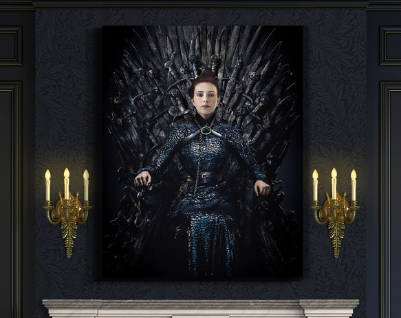 【オーダーメイド】写真からカスタムロイヤルキング天皇皇帝油絵スタイルの肖像画一点物 似顔絵 イラスト彼氏夫の贈り物誕生日 100%