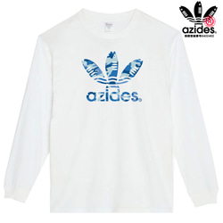 ［azides/ロゴ迷彩ロンT］5.6ozアジデスTシャツ パロディ 長袖 おもしろ 面白い プレゼント 6枚目の画像