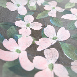 ＜creema限定＞浅盛り鉢　花水木（ハナミズキ） 9枚目の画像