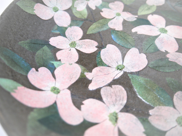 ＜creema限定＞浅盛り鉢　花水木（ハナミズキ） 9枚目の画像