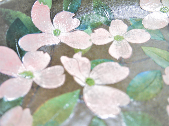 ＜creema限定＞浅盛り鉢　花水木（ハナミズキ） 4枚目の画像