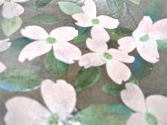＜creema限定＞浅盛り鉢　花水木（ハナミズキ） 8枚目の画像