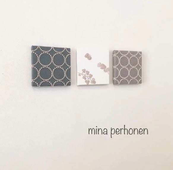 mina perhonen  ミナペルホネン  ファブリックパネル 3点セット ハンドメイド 2枚目の画像