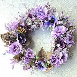 しめ縄リース　紫トルコキキョウ 9f7d4fd09c4d2a1400d554985f663f