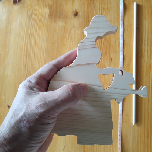 トールペイント白木 水まき少女 木材・板 gifumiya 通販 16403878