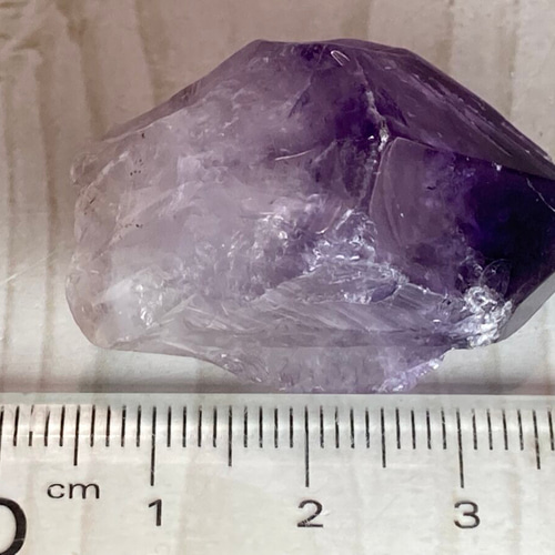 カコクセナイト✨ 紫水晶 レインボー アメジスト 結晶 原石 ラフ