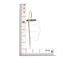 ERG-2462-G【2件】彎板鉤,彎板鉤耳環 第5張的照片