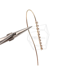 ERG-2464-G【2個入り】カーブプレートフック,Curved Plate Hook Earring 4枚目の画像