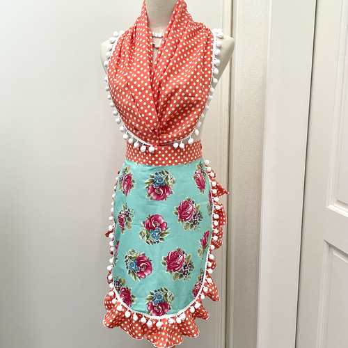 フラメンコ衣装　エプロンandピキージョハンドメイド フラメンコ衣装 ピキージョandエプロン🌸ハンドメイドの通販 by