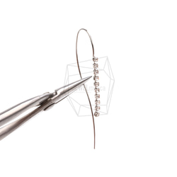 ERG-2464-R【2個入り】カーブプレートフック,Curved Plate Hook Earring 4枚目の画像