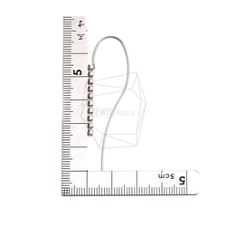 ERG-2464-R【2件】彎板鉤,彎板鉤耳環 第5張的照片