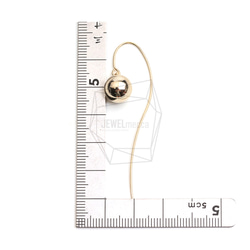 ERG-2465-G【2個入り】カーブプレートフック,Curved Plate Hook Earring 5枚目の画像