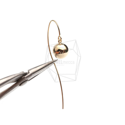ERG-2465-G【2個入り】カーブプレートフック,Curved Plate Hook Earring 4枚目の画像