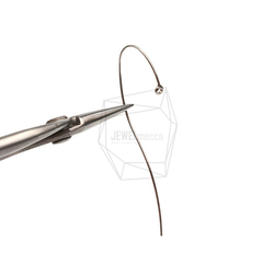 ERG-2467-R【2個入り】カーブプレートフック,Curved Plate Hook Earring 4枚目の画像