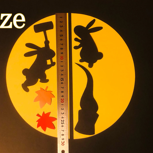 切り絵の一閑張り「お月見」値下げ Amazon.co.jp: 切り絵 お月見 : おもちゃ