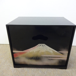 伝統工芸・輪島塗　「煎茶道具入れ　器局(ききょく)　～富士山～」 1枚目の画像