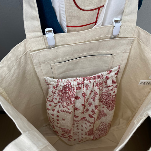 後付けポケット【トートバッグ専用・長財布が入る大きめサイズ 後付けポケット【トートバッグ専用・長財布が入る大きめサイズ