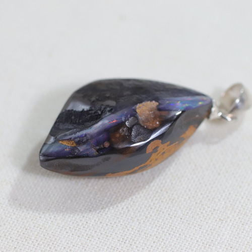 ボルダーオパール ペンダントトップ 24mm ［a042］ ペンダントトップ