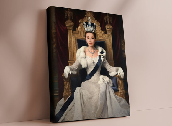 【オーダーメイド】写真からカスタムロイヤルキング天皇皇帝油絵スタイルの肖像画一点物 似顔絵 イラスト彼氏夫の贈り物誕生日 100%