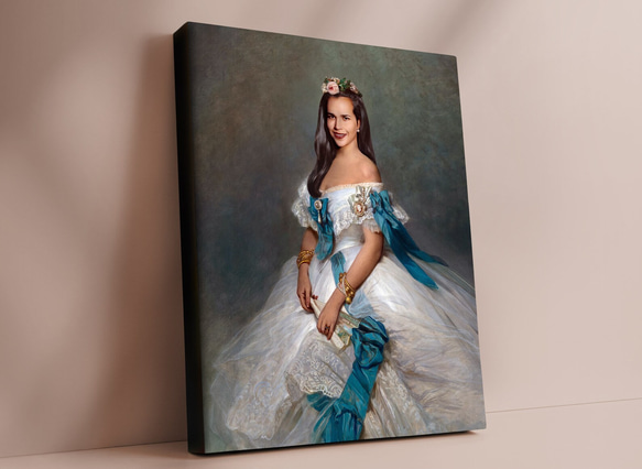 【オーダーメイド】写真からカスタムロイヤルキング天皇皇帝油絵スタイルの肖像画一点物 似顔絵 イラスト彼氏夫の贈り物誕生日 100%