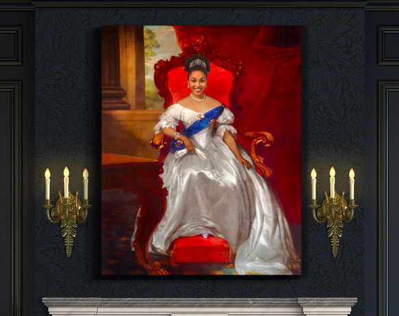 【オーダーメイド】写真からカスタムロイヤルキング天皇皇帝油絵スタイルの肖像画一点物 似顔絵 イラスト彼氏夫の贈り物誕生日 100%