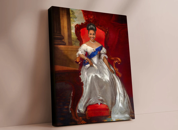 【オーダーメイド】写真からカスタムロイヤルキング天皇皇帝油絵スタイルの肖像画一点物 似顔絵 イラスト彼氏夫の贈り物誕生日 100%