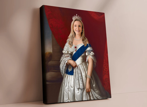 【オーダーメイド】写真からカスタムロイヤルキング天皇皇帝油絵スタイルの肖像画一点物 似顔絵 イラスト彼氏夫の贈り物誕生日 100%