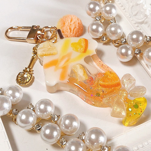 61ハンドメイド フェイクスイーツ キーホルダー チャーム