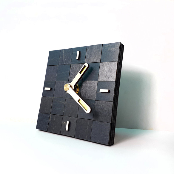手作りの木製クリエイティブ置き時計 [Wood Together - Erwumu] 2枚目の画像