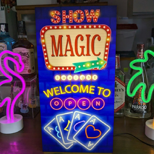 Lサイズ】マジック 手品 マジシャン カフェ バー スナック カード