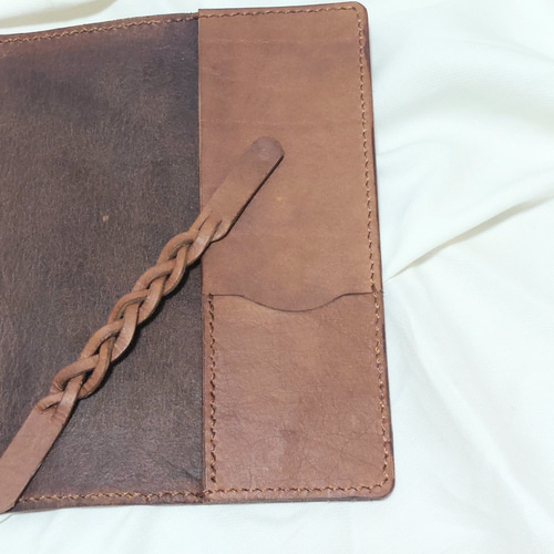 A5ノートカバー 本革 ハンドメイド ＊受注制作 ノート M's Leather