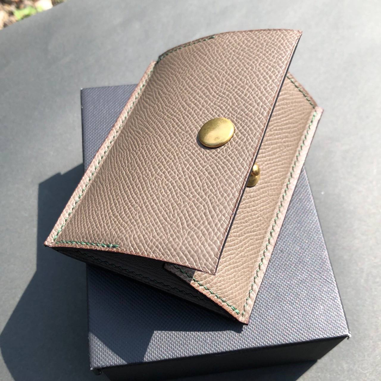 ボックス型コインケース /手縫い 10,140円