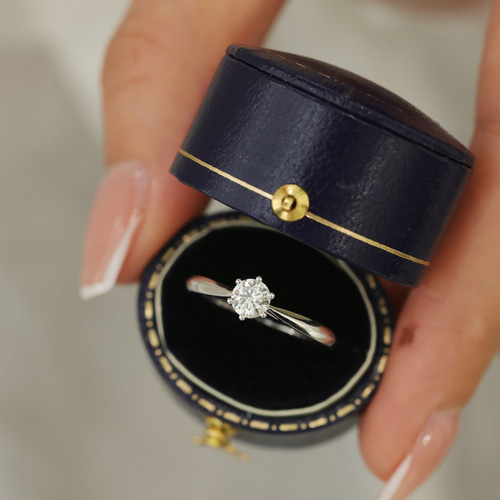 天然ダイヤモンドリング0.3ct k18 指輪・リング パール大好き 天然ダイヤモンドリング0.3ct k18 指輪・リング パール大好き