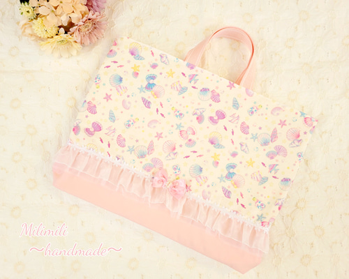 レッスンバッグ 手提げ 通園カバン 通学カバン 女の子 ハンドメイド