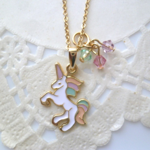 ユニコーンのネックレス ネックレス・ペンダント toramama 通販