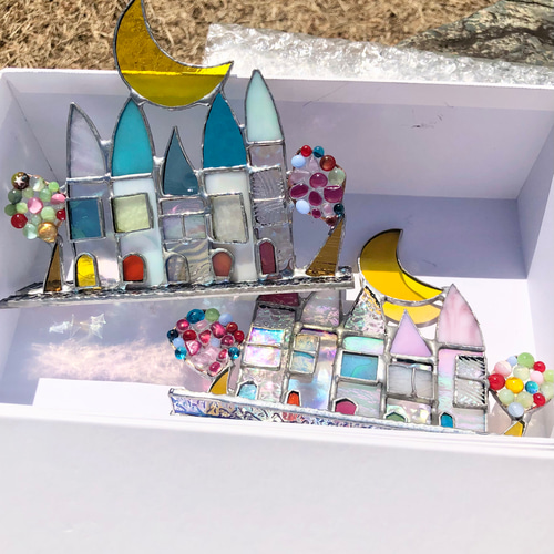 曙工芸製作所 オーロラ ステンドグラス キャビネット - メルカリ