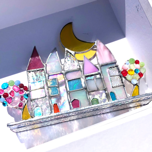 ✴︎新作✴︎オーロラHOUSEシリーズ ピンク☆ステンドグラス