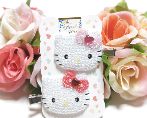 Hello Kitty Bangs Clips キティちゃん前髪クリップ 未開封 前髪クリップ ハローキティ ピンク｜Yahoo!フリマ（旧