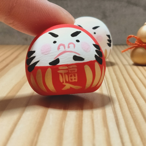 だるま 【小さい紅白だるまとひょうたん】 縁起物・お正月 その他置物