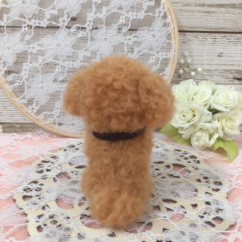 羊毛フェルト トイプードルちゃん 羊毛フェルト hiromisaku 通販